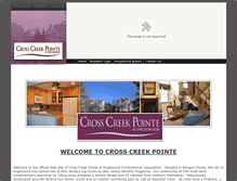 Tablet Screenshot of crosscreekpointe.org